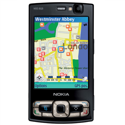 TELÉFONO MÓVIL LIBRE + GPS NOKIA N95 8GB
